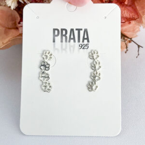 Brinco Ear Cuff Patinha Prata 925-2cm