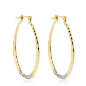 Argola Oval Com Detalhe