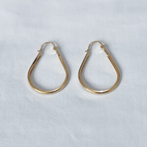 Argola Oval Fina- 3cm