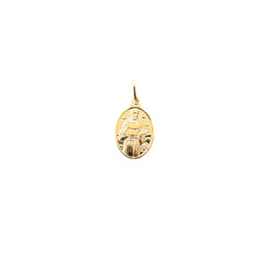 Pingente Medalha São Francisco 1,5x1,0cm