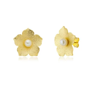 Brinco Flor Pérola