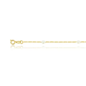 Pulseira Pérolas Elo 3x1