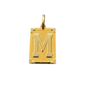 Pingente Placa Letras