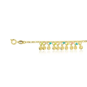 Pulseira Miçangas Coloridas