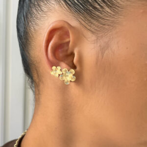 Brinco Flor-14x14mm