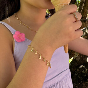 Pulseira Infantil Frutinhas-17cm