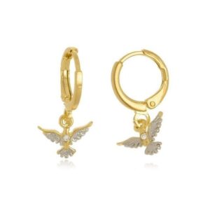 Argola Pingente Espirito Santo-2cm