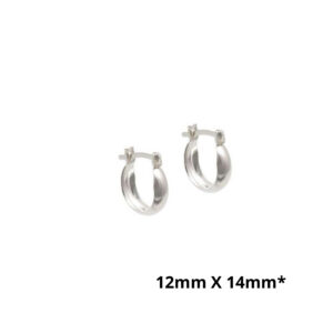 Argola Encaixe  Pequena-Prata 950