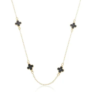 Colar Choker Trevo