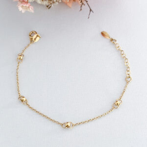 Pulseira Mini Bolinhas-20cm