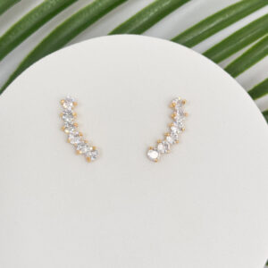 Brinco Ear Cuff 6 Cristais