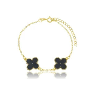 Pulseira Trevo 4 Folhas e Resina
