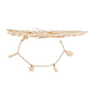Pulseira Infantil Vários Pingentes-14cm
