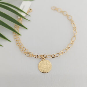 Pulseira Elos Pingente Pai Nosso