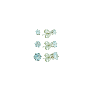 Brinco Trio Zircônia 6 Garras