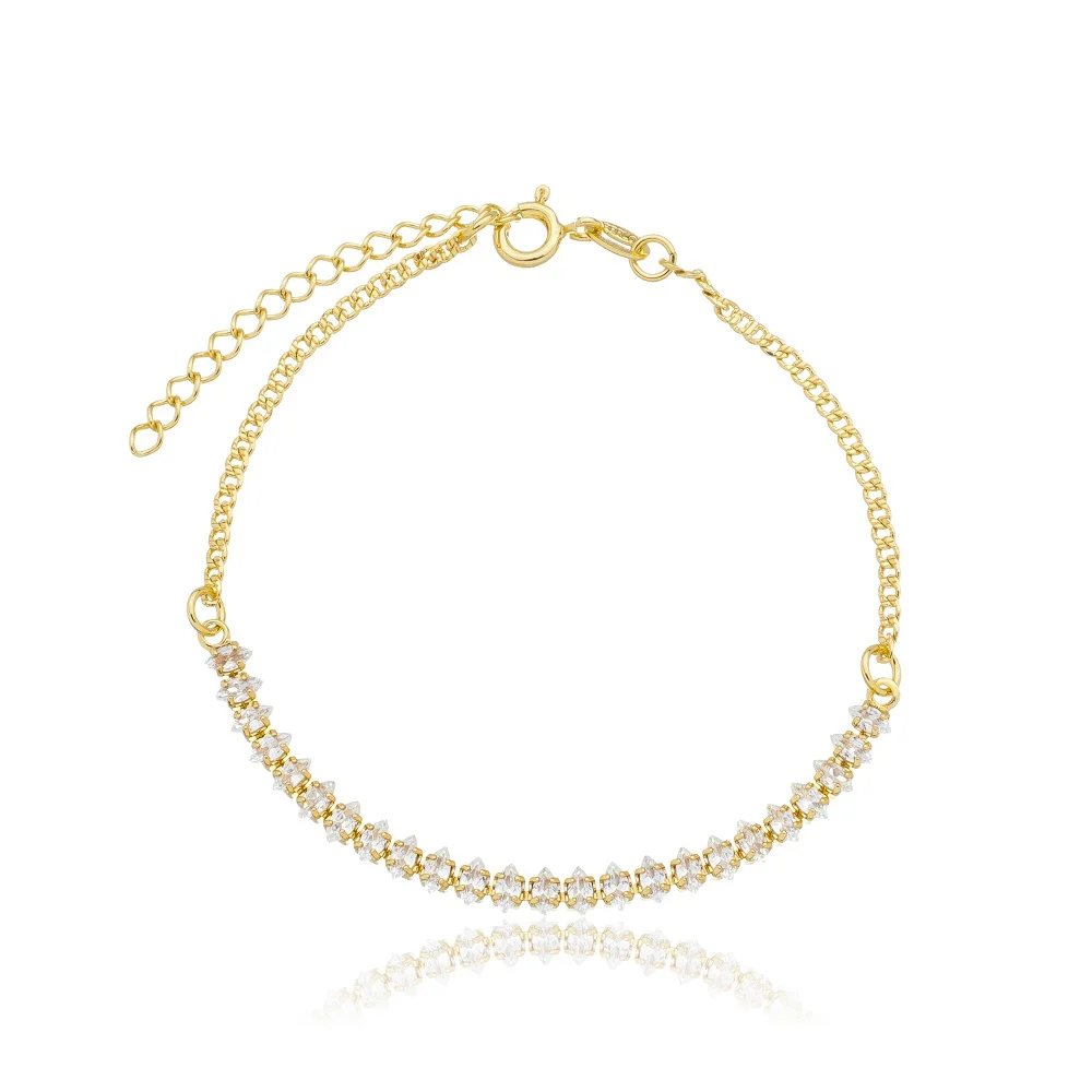 Pulseira Micro Pedras de Zircônia