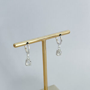 Argola com Pingente oval-2cm