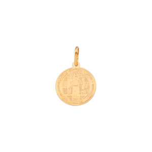 Pingente Medalha São Bento Fino 2cm