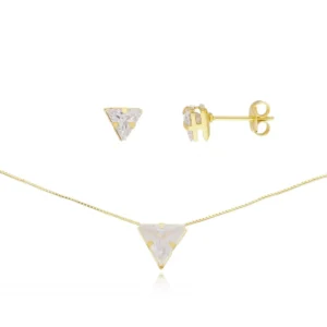 Conjunto Zircônia de Triângulo.