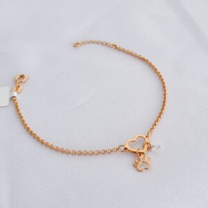 Pulseira Coração Pata