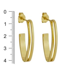 Argola Oval 4cm