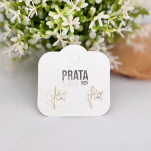Brinco Fé Prata 925-1,3cm