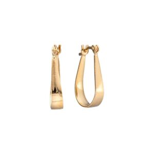 Argola Médio Oval Lisa-2,5cm