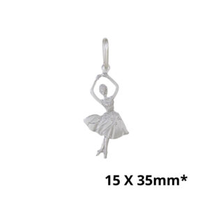 Pingente Bailarina Prata 950