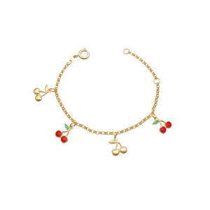 Pulseira Infantil Cerejinha-14cm