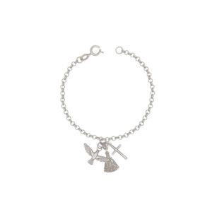 Pulseira Patuá Prata 950-18cm