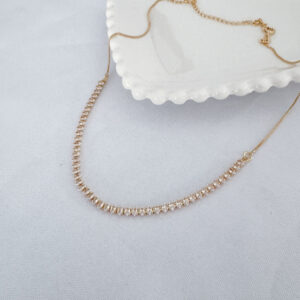 Choker Riviera Zircônia
