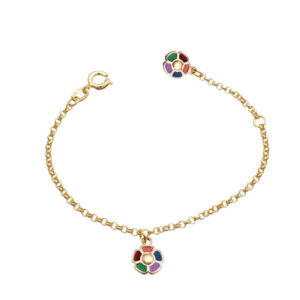 Pulseira Infantil Florzinha-15cm