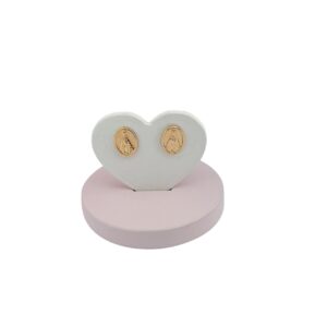 Brinco Medalha  Nossa Senhora-0,7 x 0,5cm