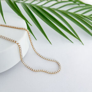 Choker Riviera Zircônia 40cm