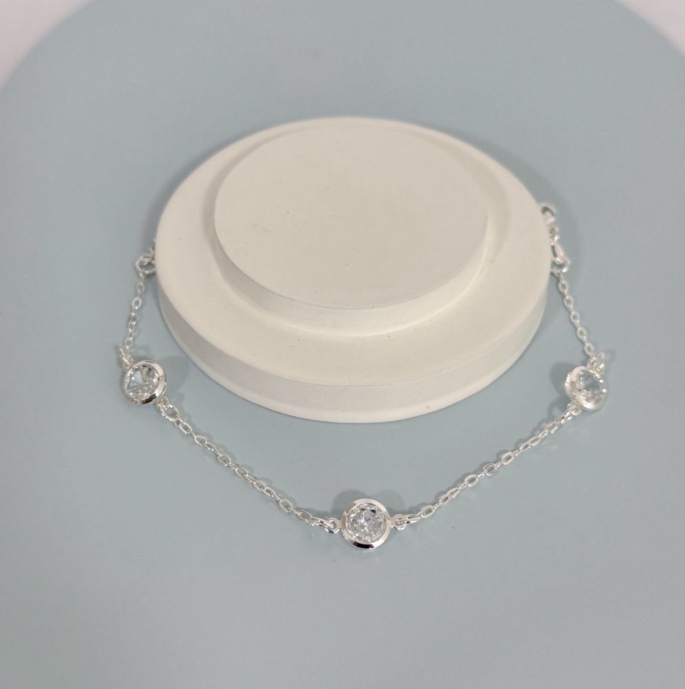 Pulseira Zircônia Intercalado - Imagem 2